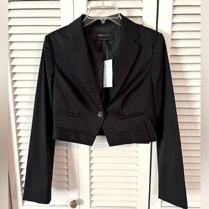 NWT-BCBG MaxAzria Black Cropped Jacket Wonen’s Size S